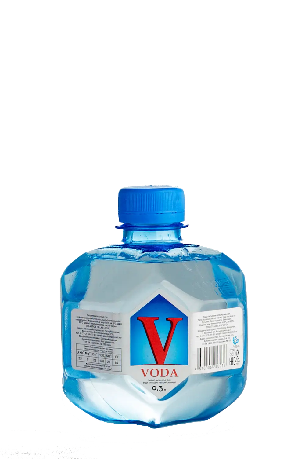 Вода питьевая “Voda” - 0,3л
