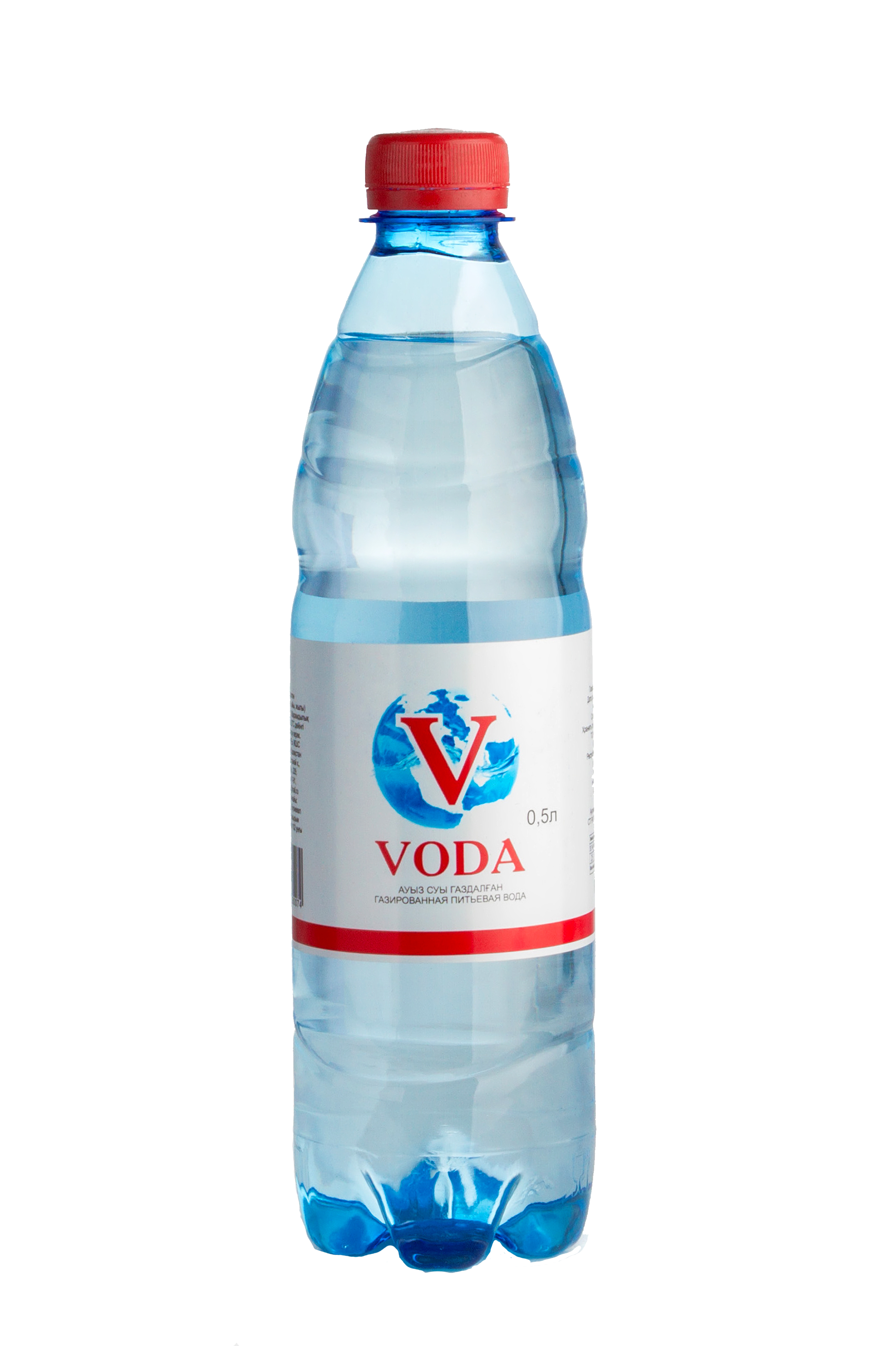 Вода питьевая газированная “Voda” - 0,5л