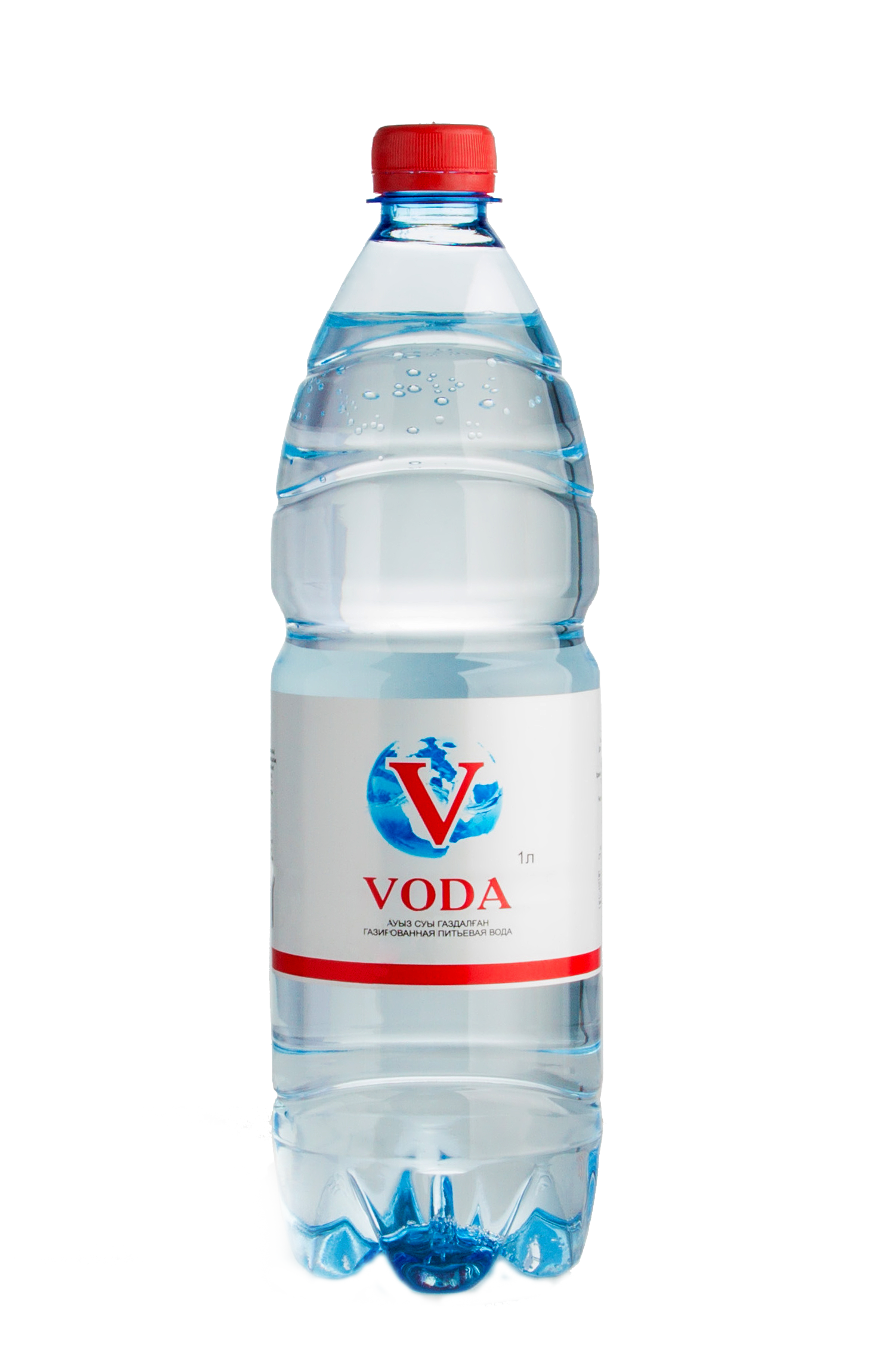 Вода питьевая газированная “Voda” - 1,0л