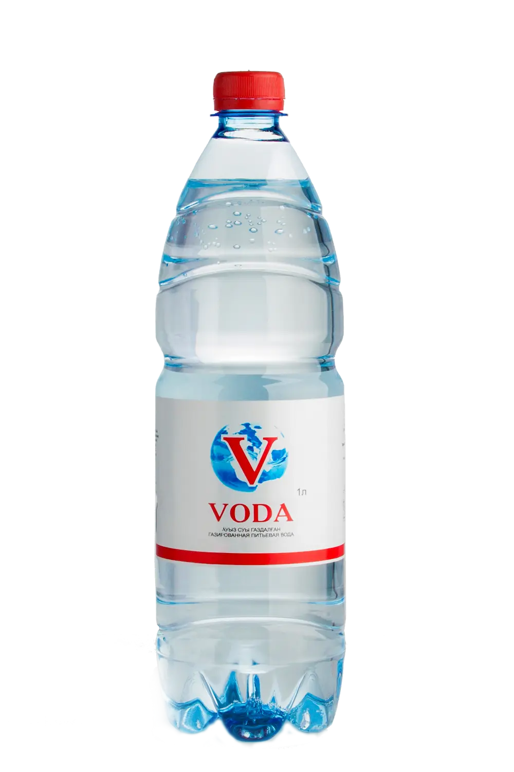 Вода питьевая газированная “Voda” - 1,0л