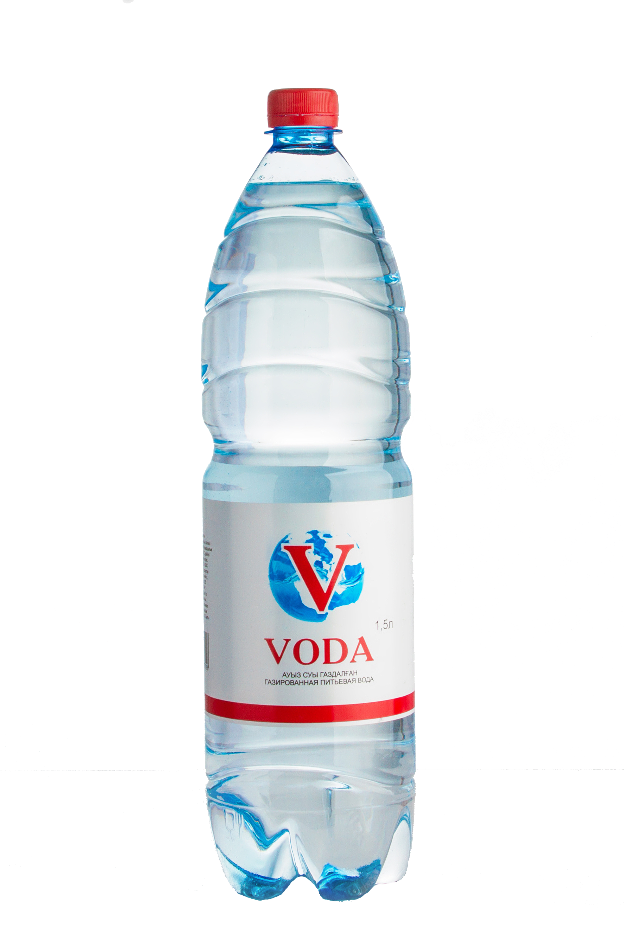Вода питьевая газированная “Voda” - 1,5л