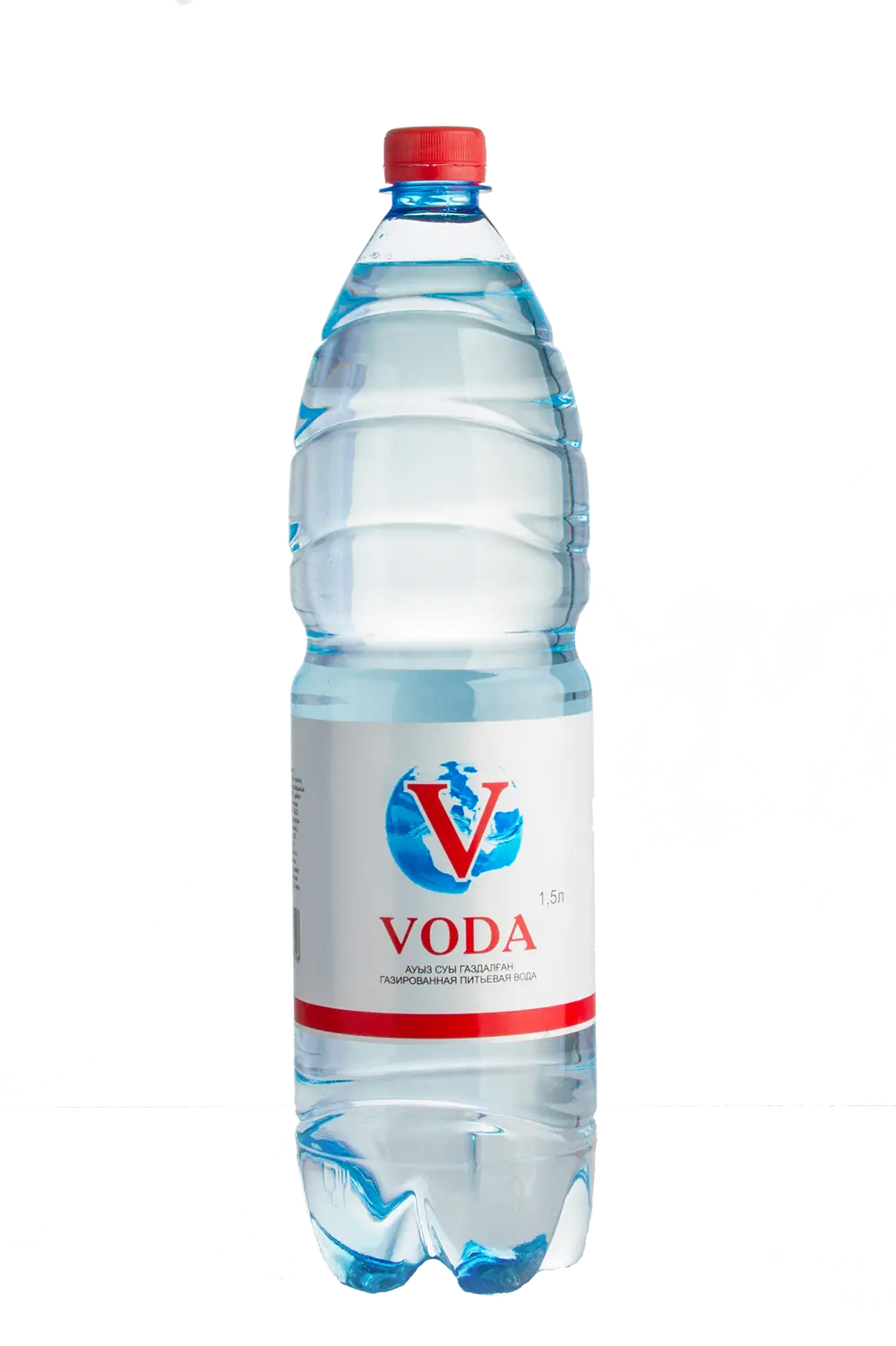 Вода питьевая газированная “Voda” - 1,5л